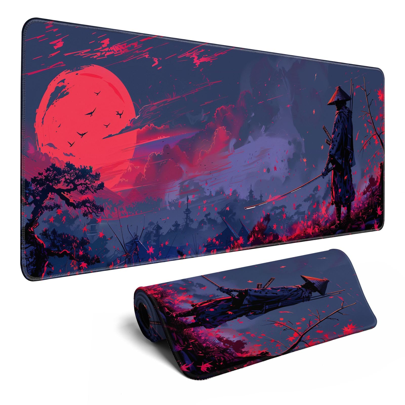 SAMURAI GYM タイパッド 新品 レッド/ブラック Amazon.com : Japanese Gaming Samurai Red Large Gaming Mouse Pad